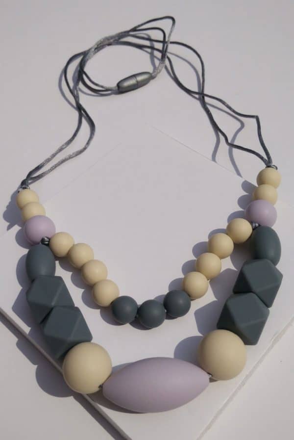 teething necklace שרשרת הנקה לוונדר מיסט